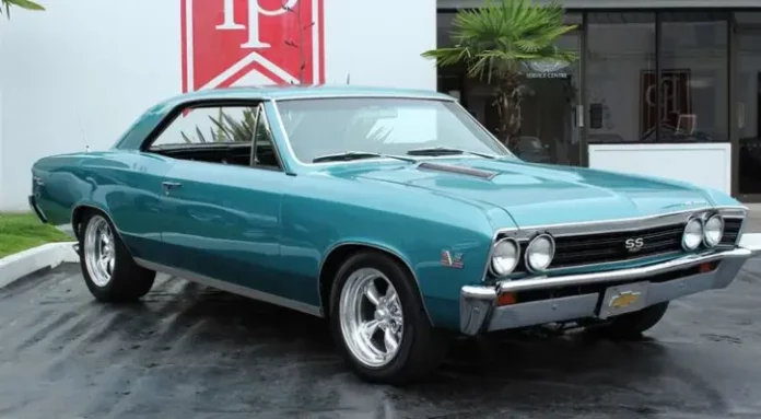 Turquoise Blue 1967 Chevelle